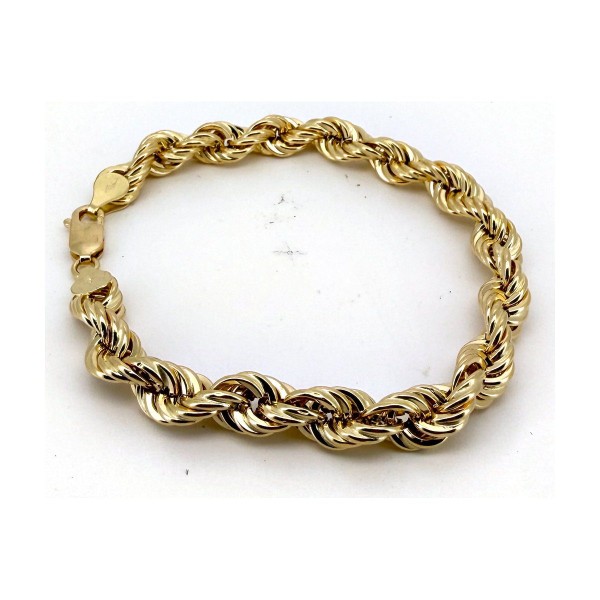 Pulsera pulsera cordon de oro 18k 20 cm
